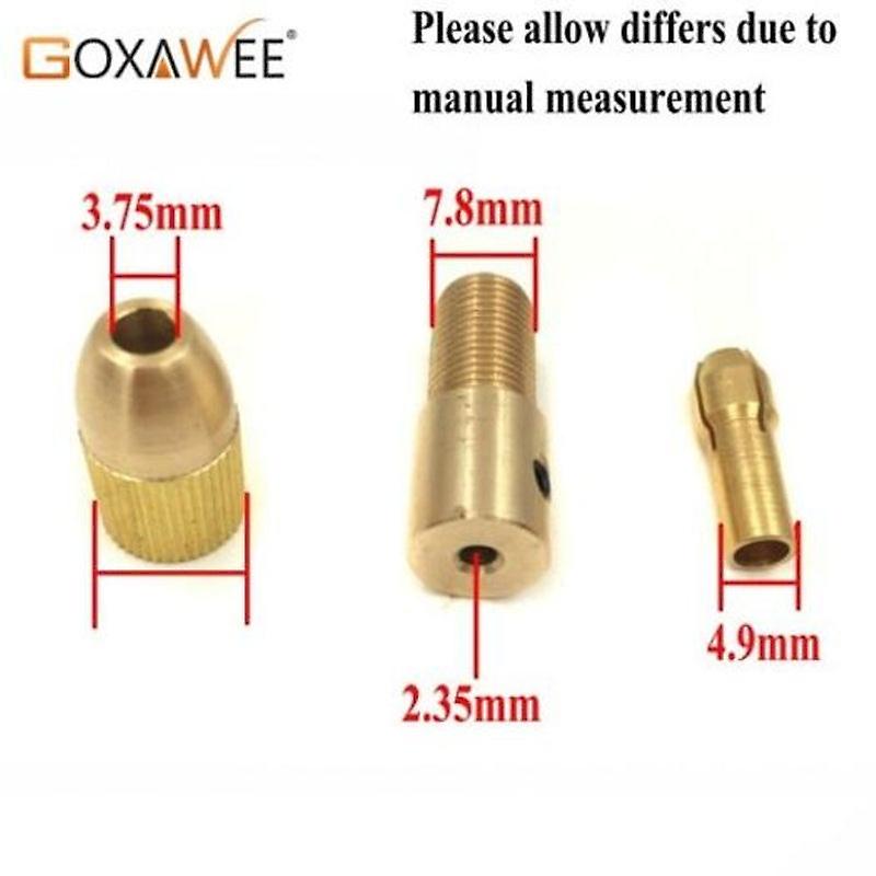 Mini Electric Drill Bit Brass Collet Micro Twist Chuck Tools Adapter Accessories