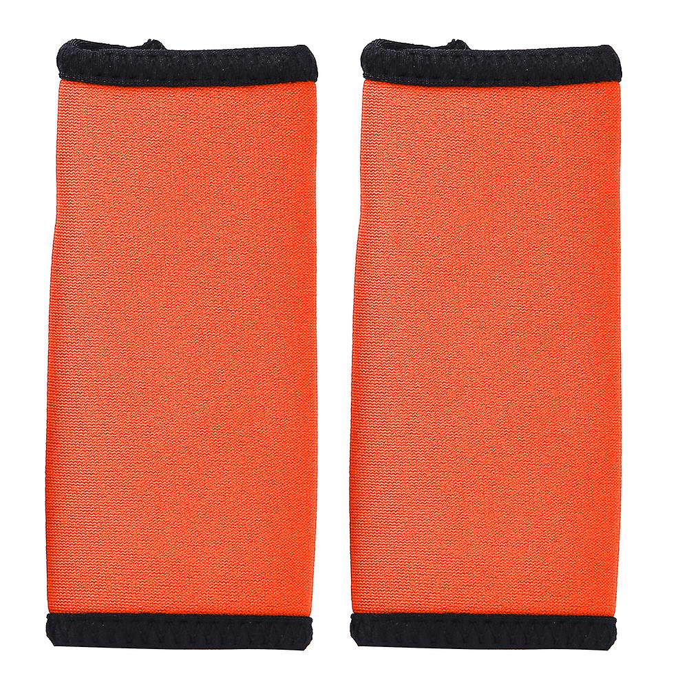 2pcs Neoprene Non-slip Comfortable Soft Kayak Canoe Paddle Grips Kayak Boat Accessories(orange )