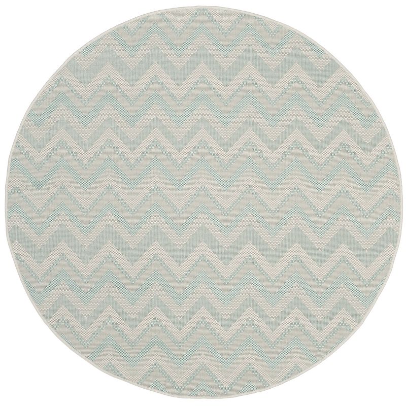 Safavieh Courtyard Chevron Stripe Indoor Outdoor Rug