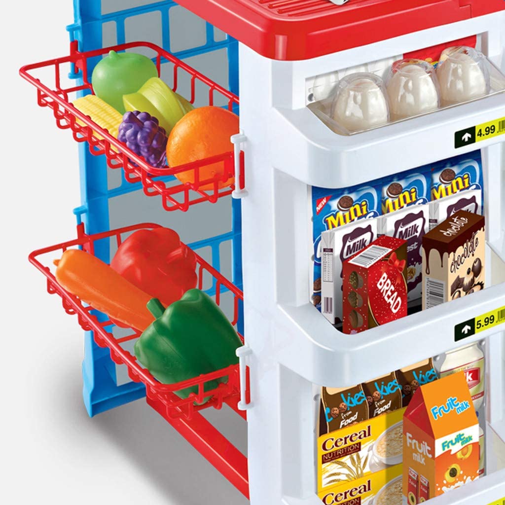 Supermarket Play Set Mundo Toys Shopping Cart for Kids Fruits Cutting  Crowdfused