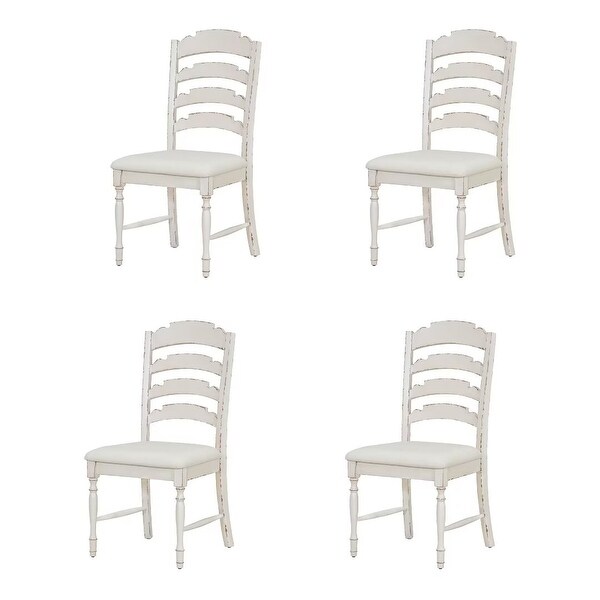 Extendable Dining Table Set W/ Removable Leaf And 6 Dining Chairs