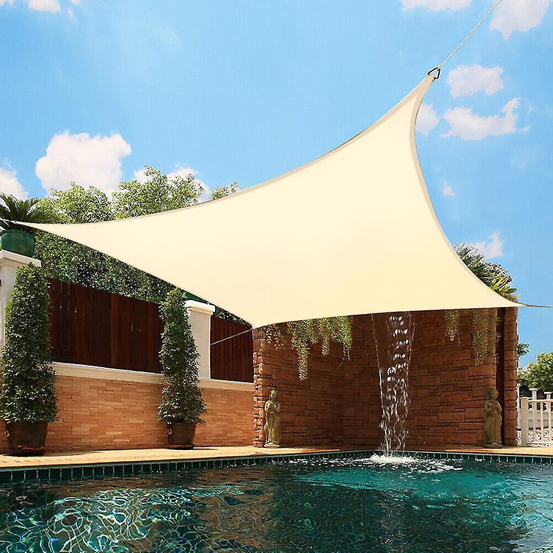 Born Pretty Outdoor Shade Sail Awnings Waterproof Sun Shelter Square Rectangle Sunshade Protection Outdoor Canopy Garden Patio Pool Camping