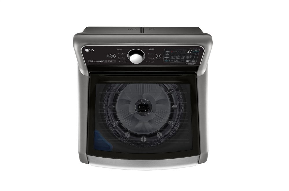 Lg WT7305CV 4.8 Cu. Ft. Mega Capacity Smart Wi-Fi Enabled Top Load Washer With Agitator And Turbowash3D™ Technology