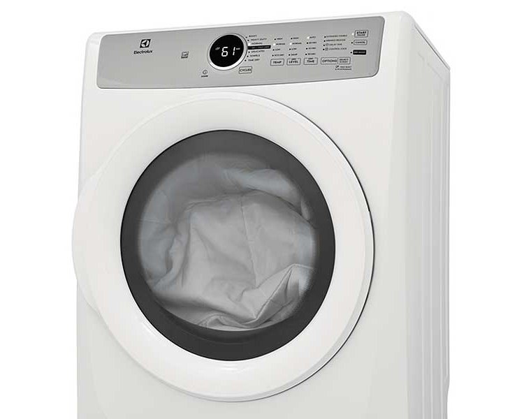 Electrolux 8 Cu. Ft. White Front Load Gas Dryer