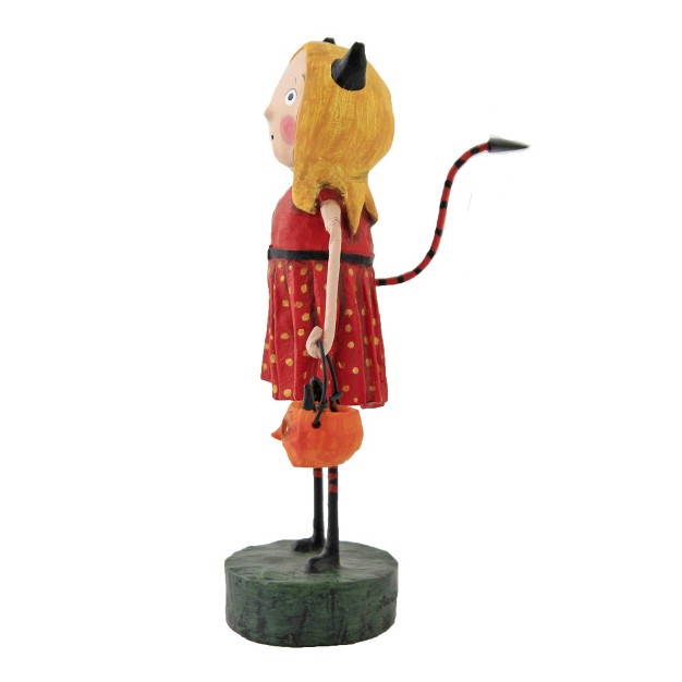 Lori Mitchell She Devil One Figurine 6 Inches Halloween Pitch Fork 13320 Resin Red