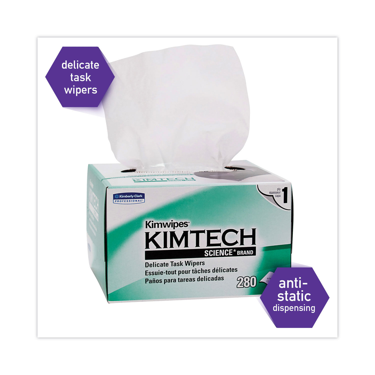 Kimwipes by Kimtechandtrade; KCC34155CT