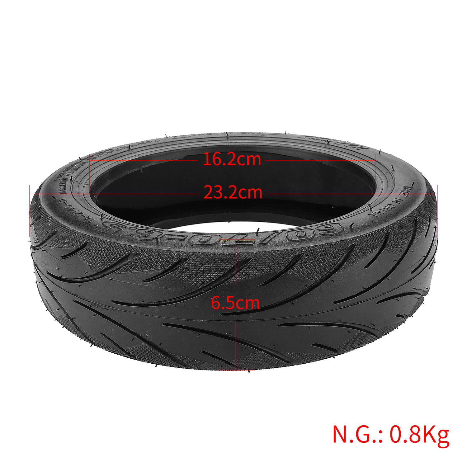 Scooter 60/70 6.5 self healing tire G30 Max built in glue can repair tubeless tire