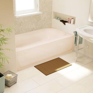 Bootz Industries Aloha 60 in. x 30 in. Soaking Bathtub with Left Drain in Bone 011-3365-06