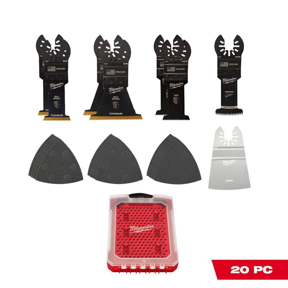 MW Oscillating Multi-Tool Blade Kit (20-Piece) 49-10-9220