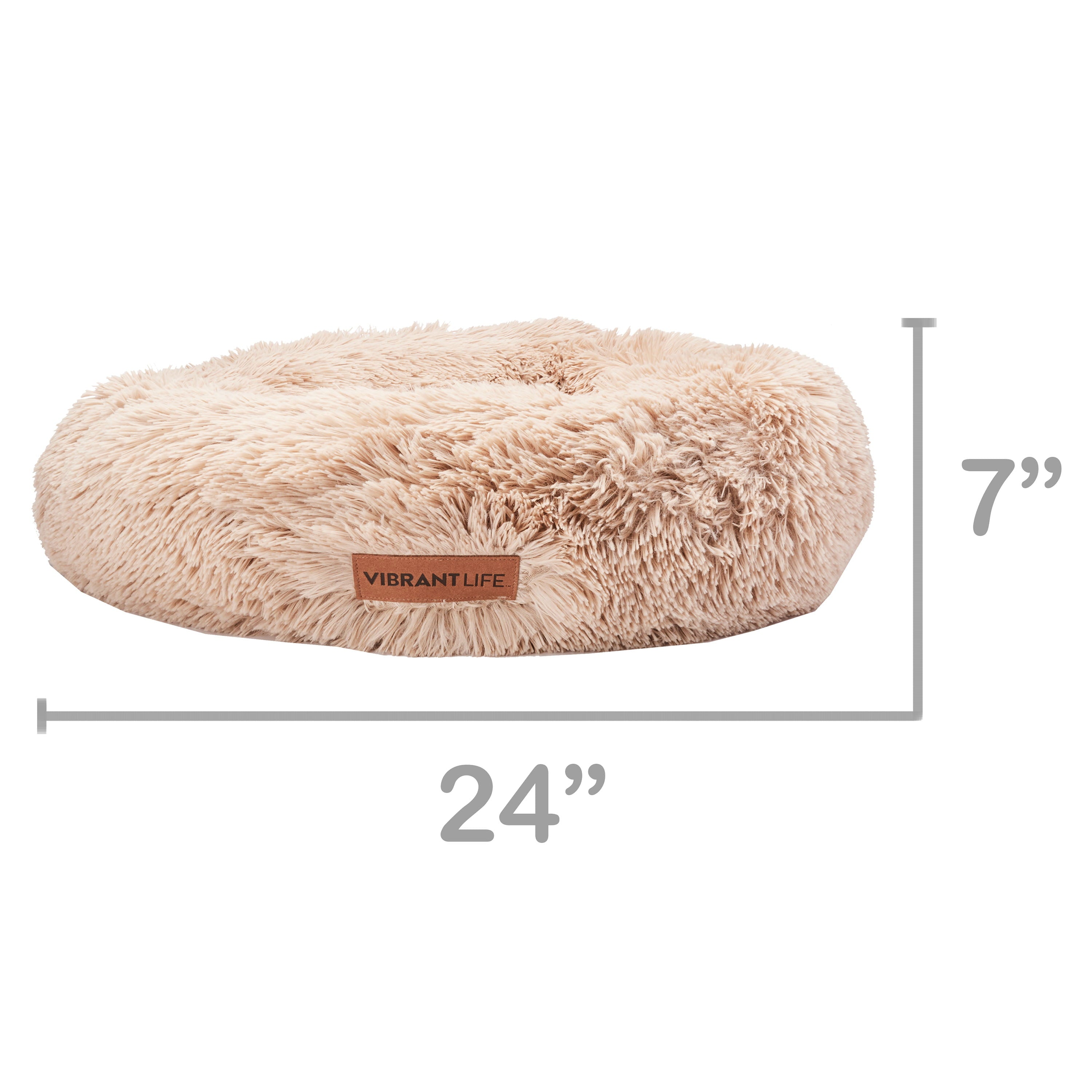 Vibrant Life Donut Plush Pet Bed