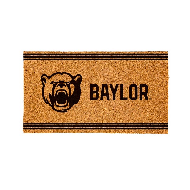 Evergreen Baylor Universitylogo Natural Coir 28 X 16 Inches Indoor Outdoor Doormat