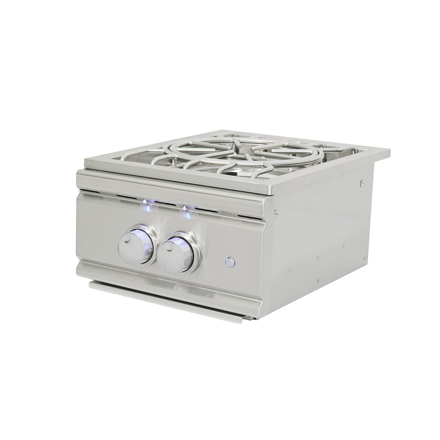 RCS Pro Series Built-In Power Burner W/ Stainless Steel Lid