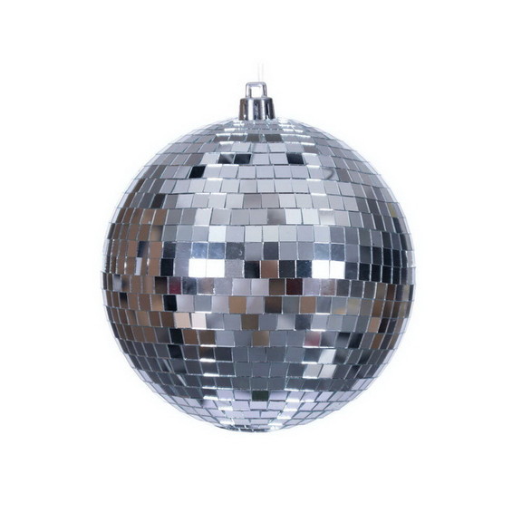 Vickerman 4 Blue Mirror Ball Ornament 6/Bag