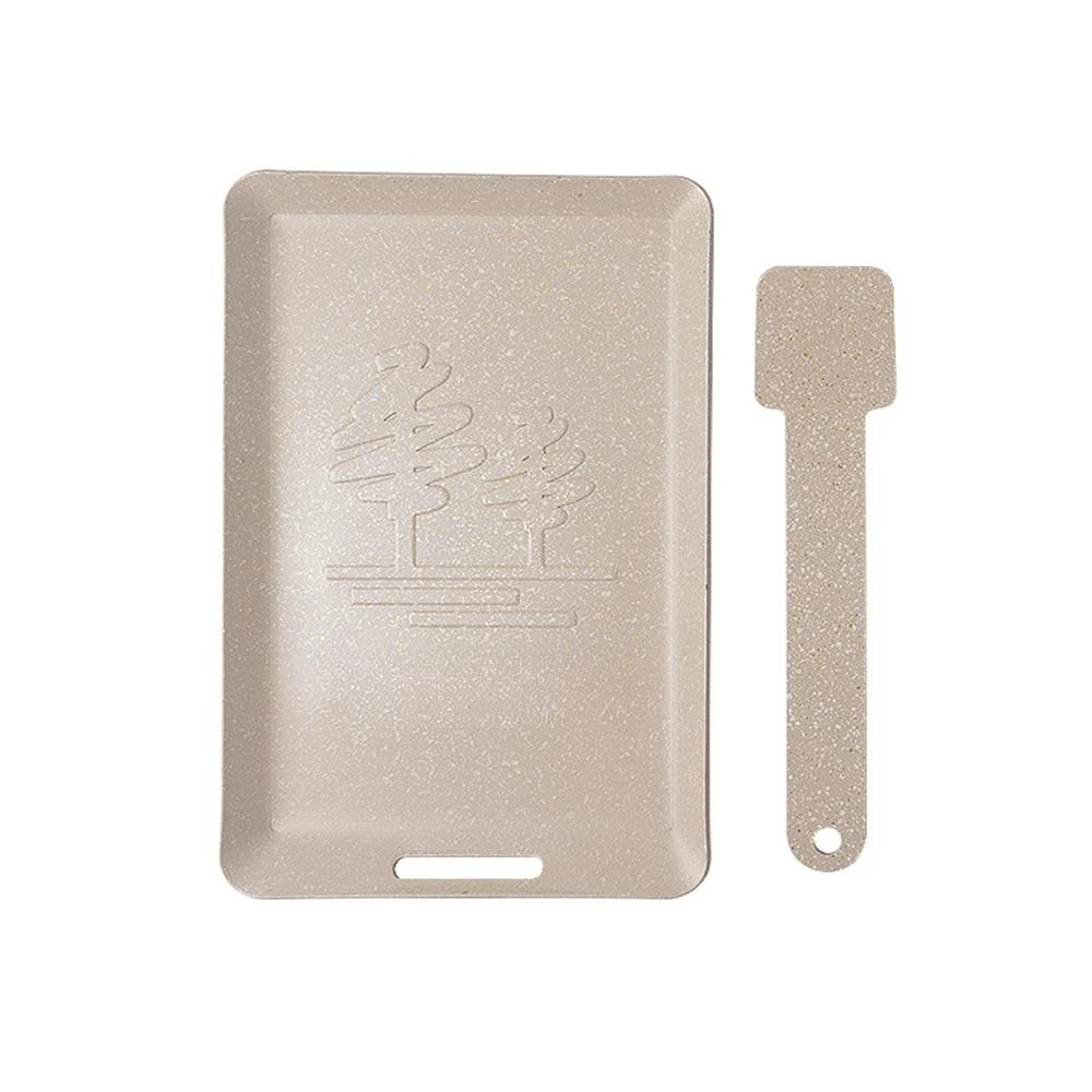 Custom Logo Convenient Super Light Square Non Stick Cooking Mini Iron Camping Pan