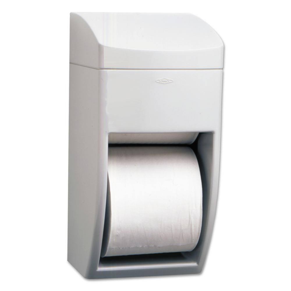 BOBRICK Matrix Gray Two-Roll Toilet Paper Dispenser BOB5288