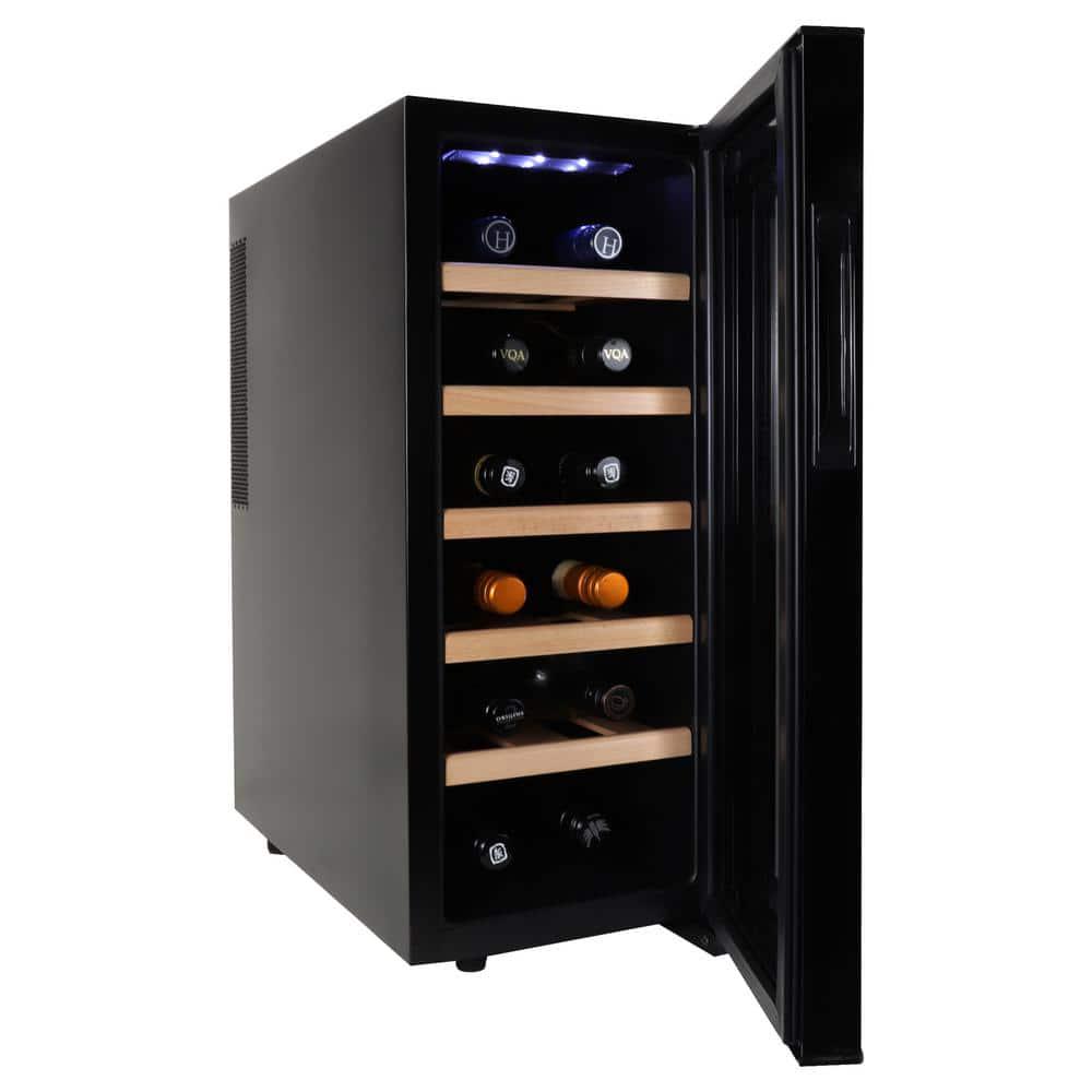 Koolatron 12 Bottle Wine Cooler Deluxe Freestanding Wine Fridge