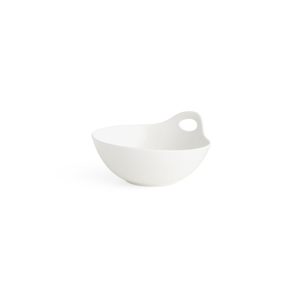 Nambe Portables Soup Bowl White   6\