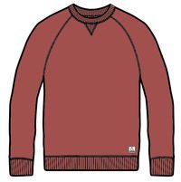 Heritage Recycled Cotton Sweatshirt - Cardinal