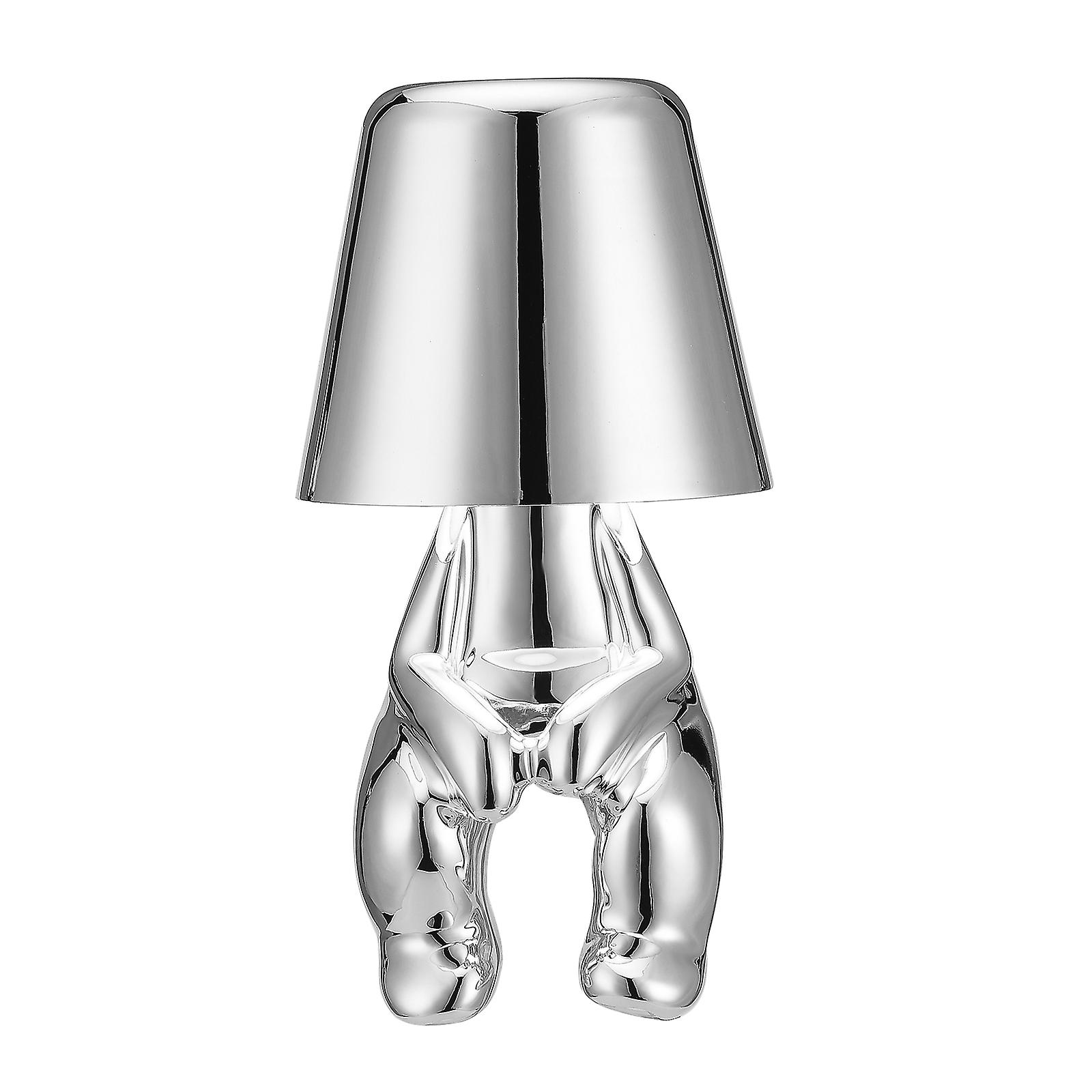 Creative Silver Mr-when Bedside/living Room Decorative Table Lamp