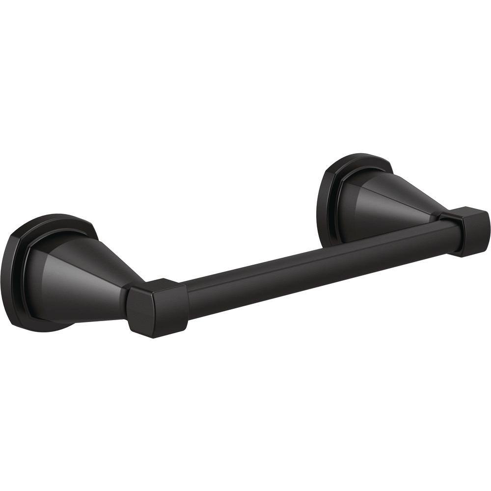 Delta Stryke 8 in. Towel Bar in Matte Black 77608-BL