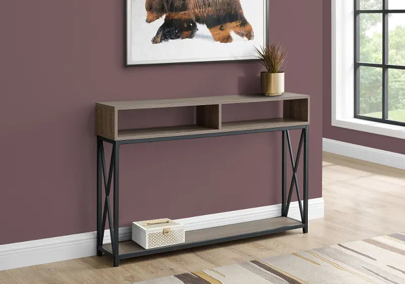 Espresso Sofa Table - Hawk