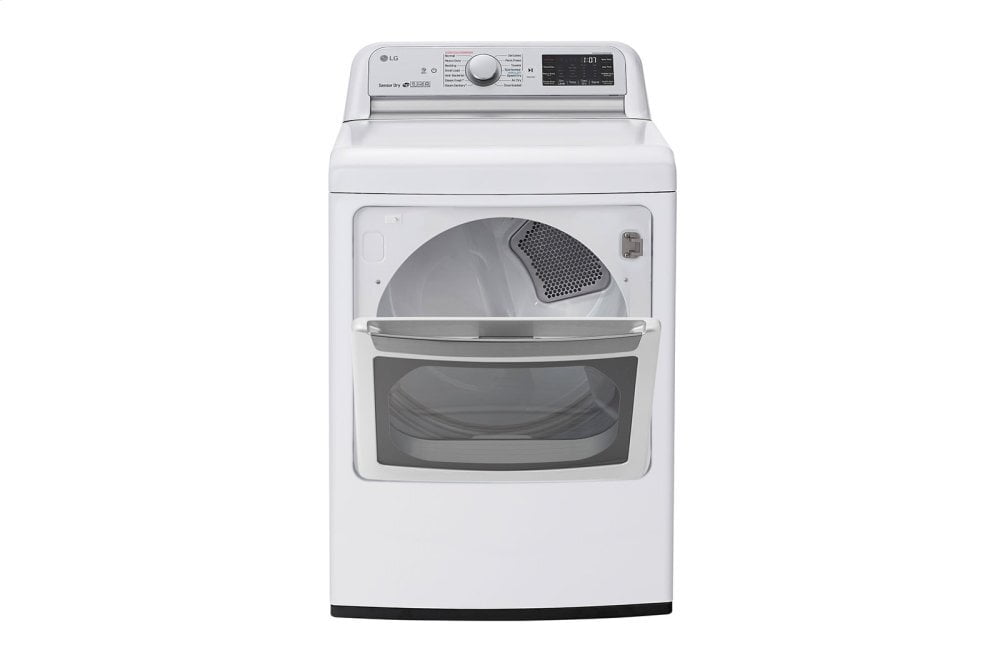 Lg DLEX7800WE 7.3 Cu.Ft. Smart Wi-Fi Enabled Electric Dryer With Turbosteam™