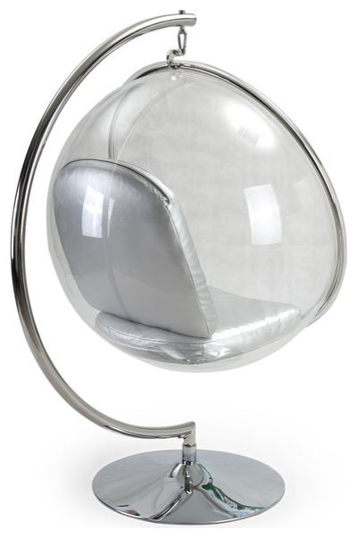 Swivel Bubble Chair   Contemporary   Hanging Chairs   by HomeCraftDecor  Houzz