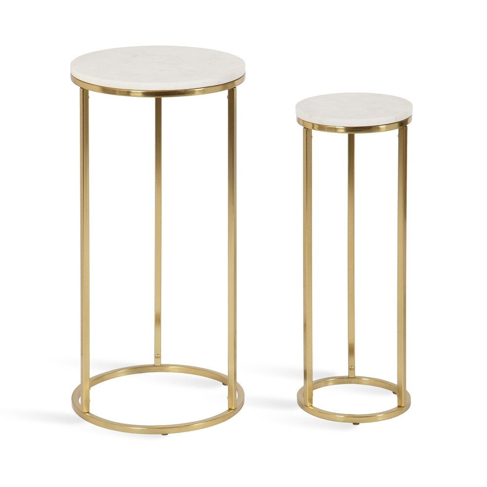 Kate and Laurel Udorie 2 Piece Nesting Table Set