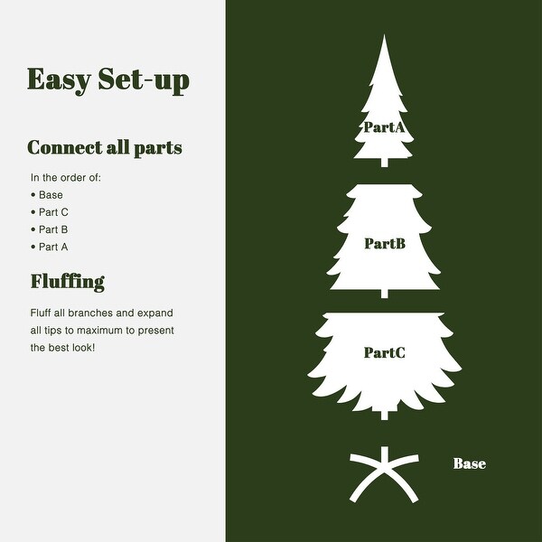 6Ft Pencil Slim Artificial Flocked Green Christmas Tree