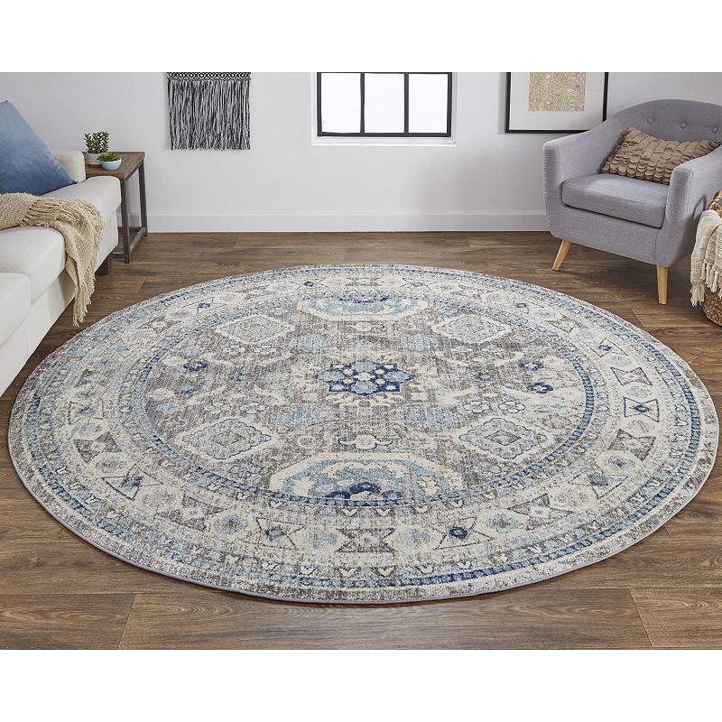 Weave and Wander Bellini Gray Traditional Area Rug