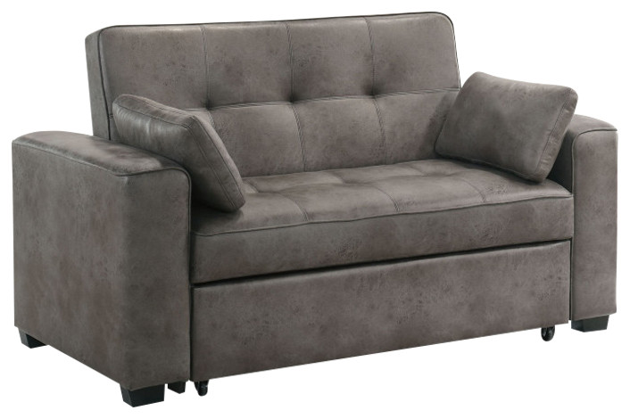 Brooklyn Sofa Sleeper  Stone   Contemporary   Sleeper Sofas   by D ampD Companies  Houzz