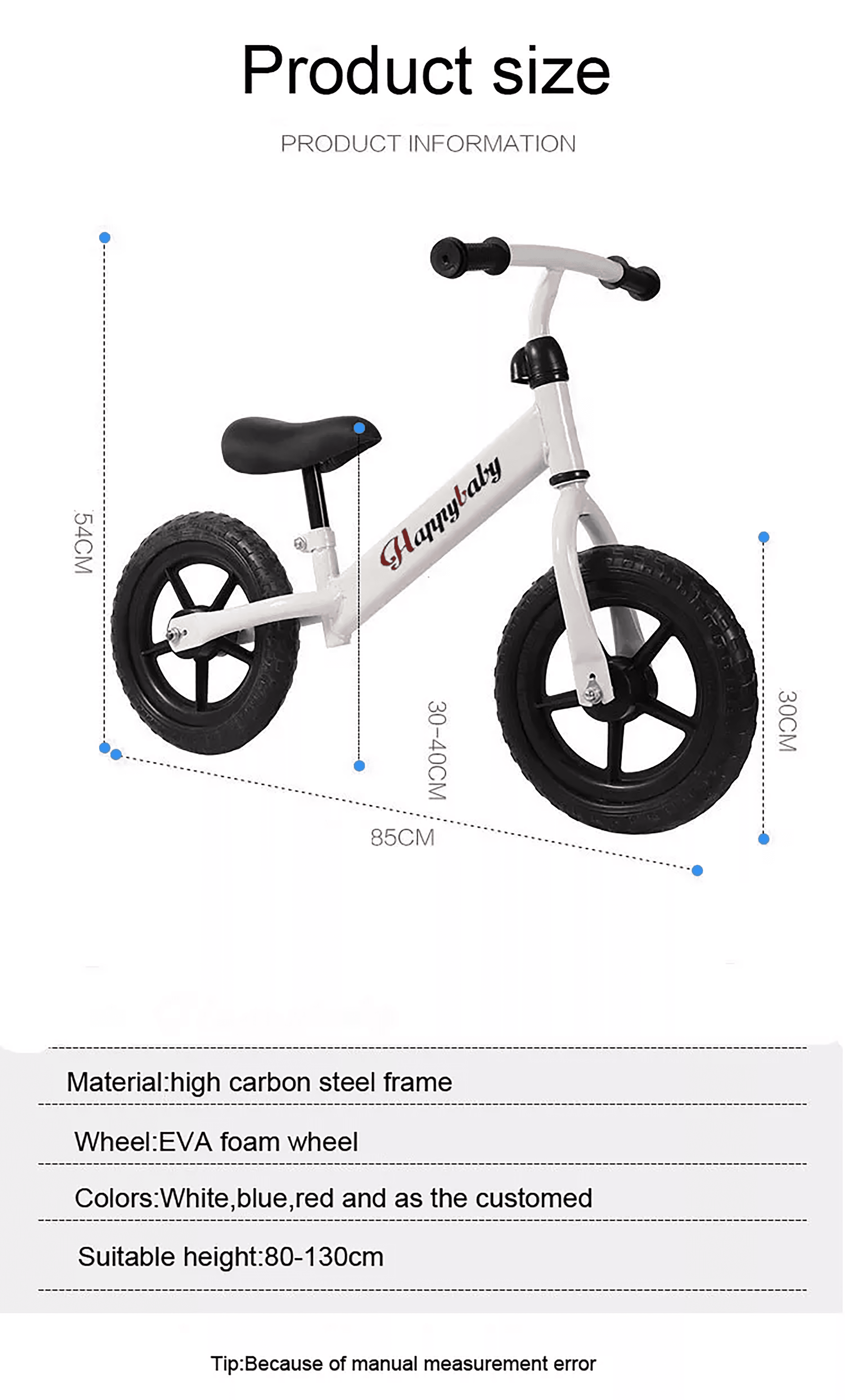 Factory direct sales kids girls cycle for 4 10 years children balance bike