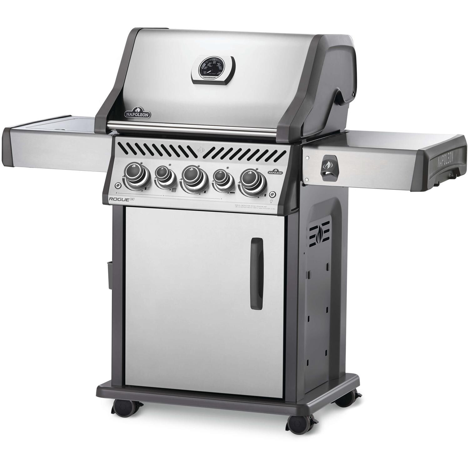 Napoleon Rogue SE 425 RSIB Propane Gas Grill with Infrared Rear and Side Burners