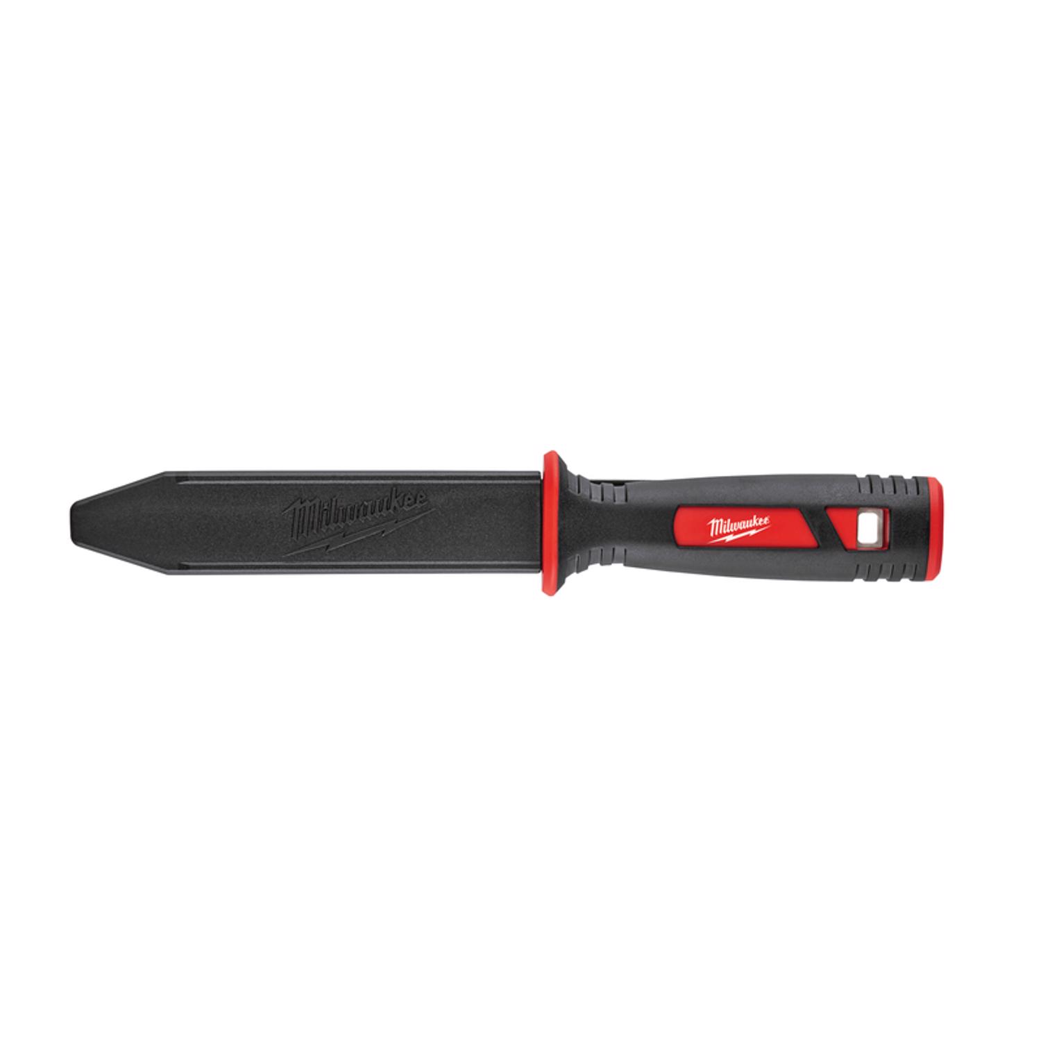 MW 11 in. Fixed Blade Serrated Duct Knife Red 1 pk