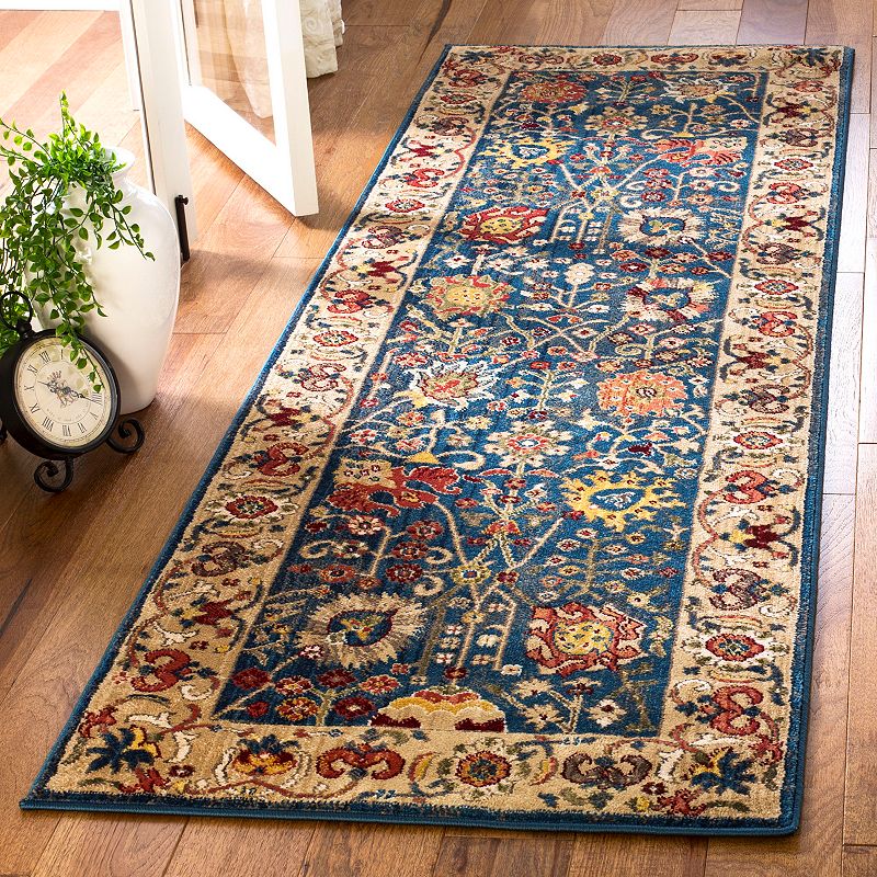 Safavieh Kashan Jenn Floral Framed Rug