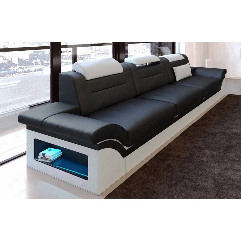 3 Seater Sofa Atlanta with Reclining Function and LED