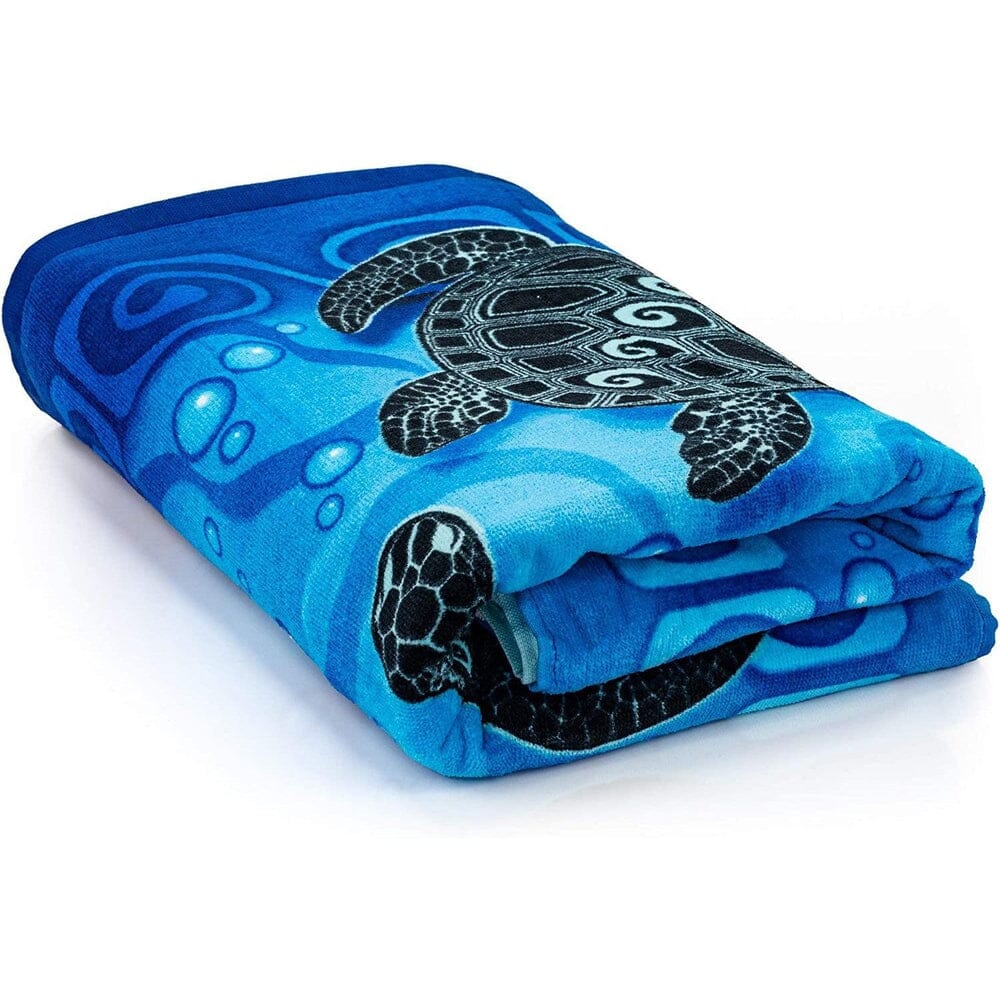 Tribal Sea Turtles Super Soft Plush Cotton Beach Bath Pool Towel