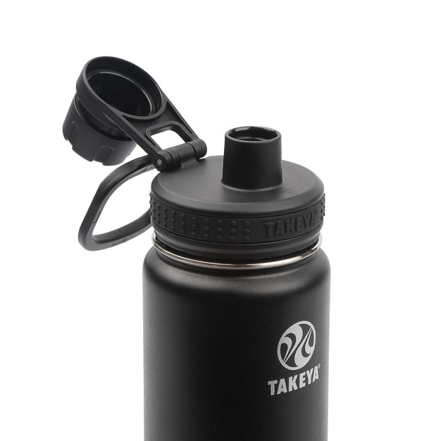 Takeya 24oz Actives Insulated Stainless Steel Water Bottle With Spout Lid