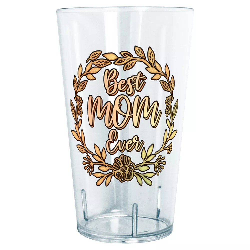 Best Mom Ever Leaves Wreath 24-oz. Tritan Tumbler