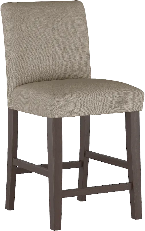 Zuma Beige Upholstered Counter Height Stool - Skyline Furniture