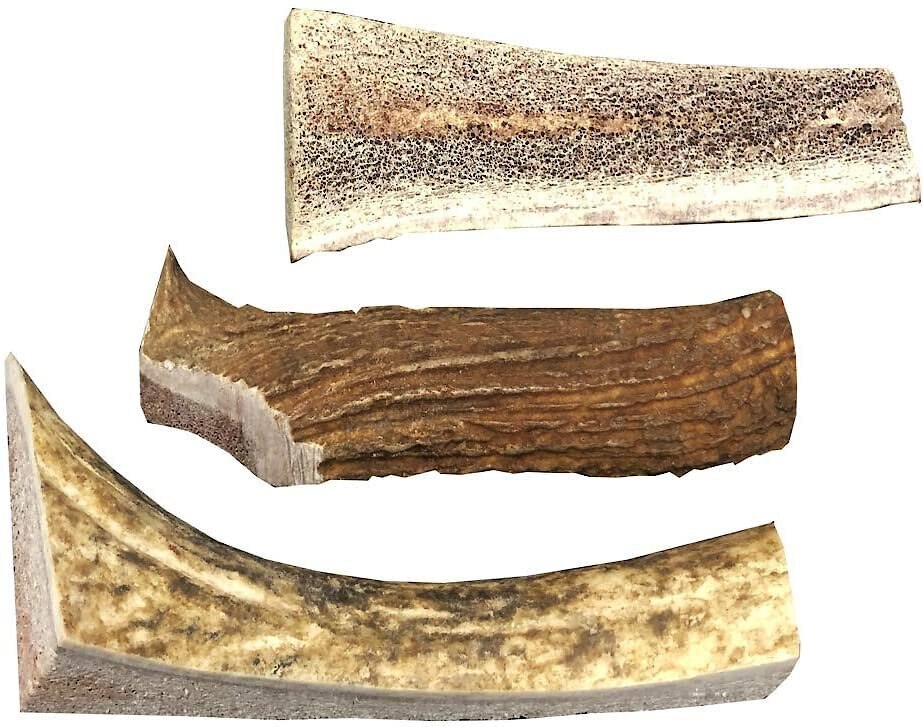 HOTSPOT PETS Split Small Elk Antlers 4-5-in Dog Chew Treats