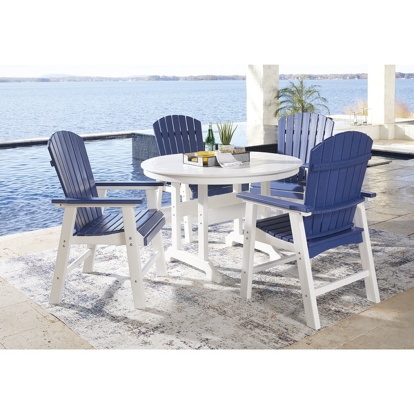 Signature Design by Ashley Crescent Luxe 5Piece Outdoor Dining Package