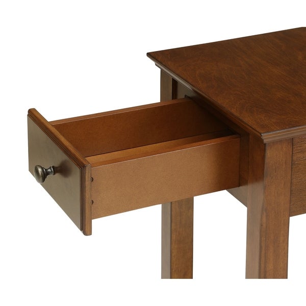 Modern Designs Bega Wooden Accent Side Table