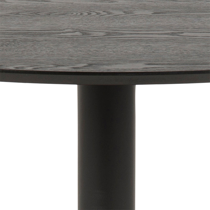 TITAN Round Dining Table 110cm - Black