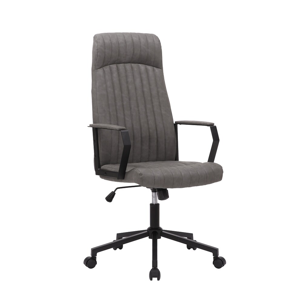 Porthos Home Shea Office Chair with Tilt Mechanism  PU Upholstery