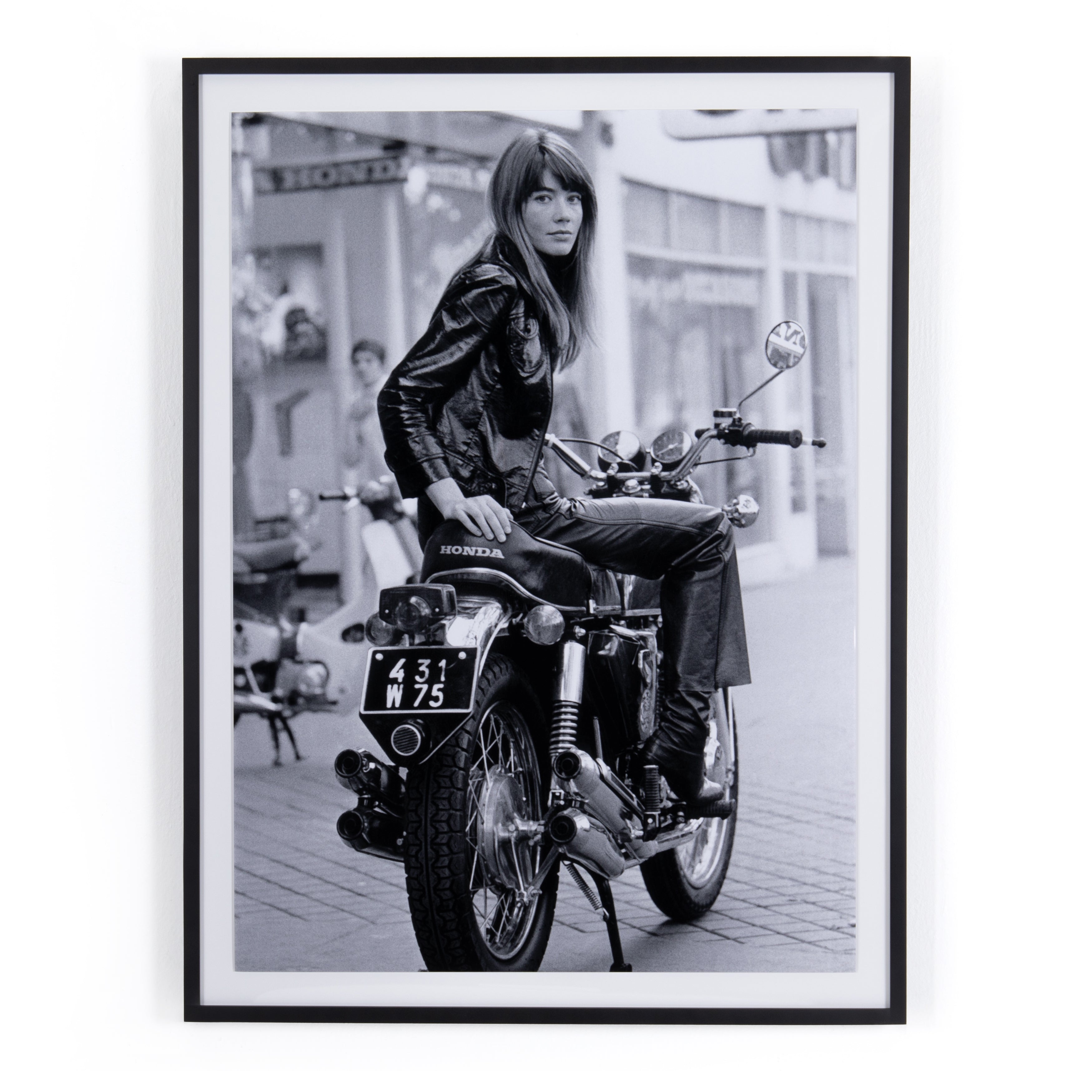 Françoise Hardy on Bike by Getty Images