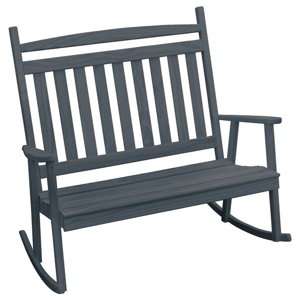 Pine Double Classic Porch Rocker