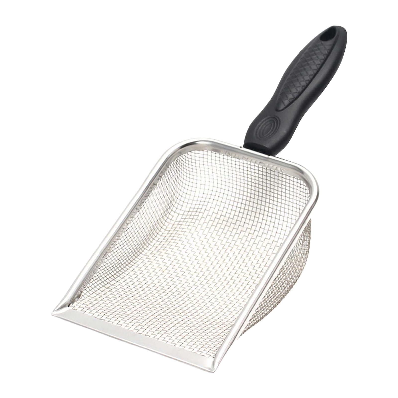 Cat Litter Scooper Substrate Scoop With Handle Cleaning Tool Cat Sand Sifter Pp Handle 2.9mm Mesh