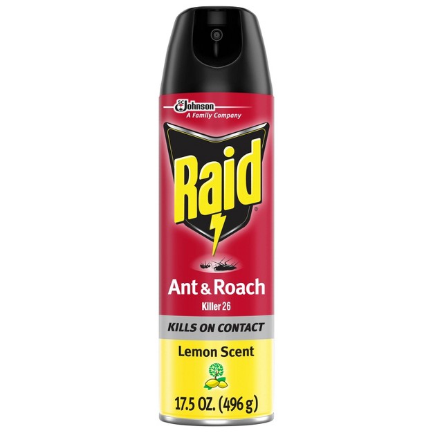 Raid Ant And Roach Killer Lemon Scent 17 5oz