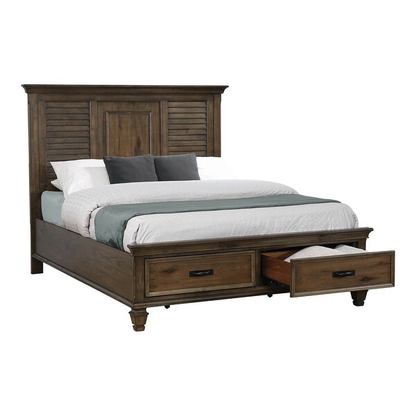 Capistrano Burnished Oak 3-piece Queen Bedroom Set with Dresser - - 35210861